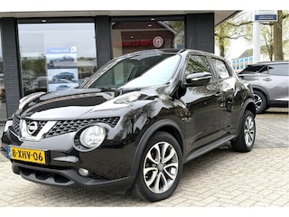 Nissan Juke 1.2 DIG-T Benzine Connect Edition * Super Luxe * Trekhaak * Navigatie * Vierseizoenenbanden + L.M. Velgen * Climate & Cruise Control * Parkeer Camera * Vingerhoets; Vierde Generatie Eersteklas Service. Al meer dan 100 jaar een begrip in de Brabantse Kempen.