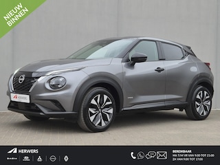 Nissan Juke 1.6 Hybrid N-Connecta / Fabrieksgarantie tot 05-2028<100.000 / Navigatie via Apple Carplay of Android Auto / Achteruitrijcamera / Cruise control / Parkeersensoren  achter / Elektrische ramen voor en achter / Climate control /