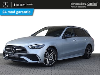 Mercedes-Benz C 300 e Estate Premium AMG Line | Nightpakket | Memorypakket | Stoelventilatie/ - verwarming voor | Panoramadak | 360 Camera | Trekhaak | Spiegelpakket