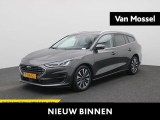 Ford Focus Wagon 1.0 EcoBoost Hybrid Titanium X | APPLE CARPLAY | ANDROID AUTO | ACHTERUITRIJCAMERA | CRUISE CONTROL | DIGITAL COCKPIT | CLIMATE CONTROL | RIJSTROOKHULP | PARKEERSENSOREN | AIRCO | LED VERLICHTING |
