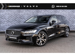 Volvo V60 2.0 T6 Recharge AWD Business Pro | Plug-in Hybrid (PHEV) | Panoramadak | Achteruitrijcamera | Stoelverwarming | Alarm | Extra Getint Glas | BLIS | Elektrische Achterklep | Navigatie