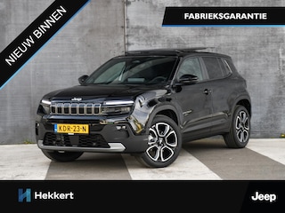 Jeep Avenger Summit 1.2 e-Hybrid 110pk Automaat SCHUIF-DAK | JBL | 18''LM | DODE HOEK | ADAPT. CC | PDC + CAM.