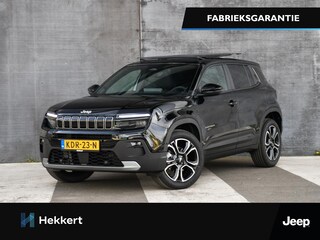 Jeep Avenger Summit 1.2 e-Hybrid 110pk Automaat SCHUIF-DAK | JBL | 18''LM | DODE HOEK | ADAPT. CC | PDC + CAM.