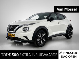 Nissan Juke 1.0 DIG-T N-Design 114PK | Automaat | Navigatie | 19'' Inch Velgen | Half-Lederen Bekleding | Achteruitrijcamera | Apple CarPlay & Android Auto