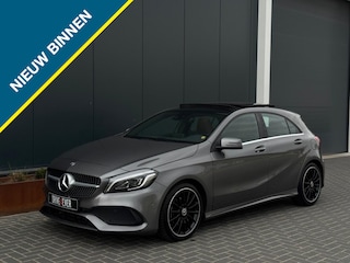 Mercedes-Benz A-klasse 200 d Bus. Sol. AMG M18 LAGE KM PANO NAVI LEDER LED 1E EIGG