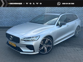Volvo V60 2.0 T6 Twin Engine AWD R-Design | Plug-in Hybrid (PHEV) | Panoramadak | Head-Up Display | Harman Kardon Audio | Achteruitrijcamera | Stoelverwarming voor en achter | Navigatie | Keyless Entry | Lichtmetalen Velgen 19 inch