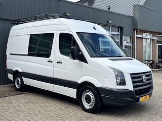 Volkswagen Crafter 35 2.5 TDI L2H2 Werkplaats inrichting Kast Inrichting Servicewagen Trekhaak 2800kg Imperiaal Camera Airco Cruise controle Werkplaats Lang hoog Euro 4 Bpm vrij voor particulier gebruik !!