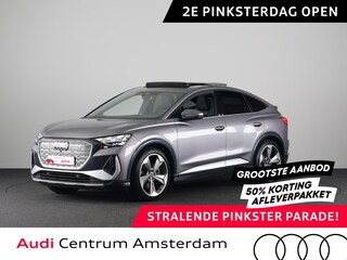 Audi Q4 50 quattro S edition 77 kWh 299pk | Panoramadak | Matrix | Sonos Audio 21 inch Lichtmetalen velgen | Sportstoelen |