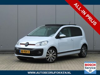 Volkswagen Up 1.0 BMT high up! | Panorama dak | Lichtmetalen-Velgen | Stoelverwarming | Climate control | Achteruitrijcamera | NAP!