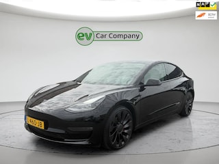 Tesla Model 3 Performance AWD 75 kWh | SOH 91% | Facelift | Warmtepomp | Autopilot | 1e Eigenaar | BTW | 2021 | Stuurverwarming