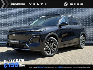 Geely Starray EM-i 1.5 Max+ | 136km Elektrisch bereik | Verw. voorstoelen, achterbank en stuurwiel | 360graden camera | Flyme premium sound | Panoramadak | Massage stoelen | PDC voor & achter |