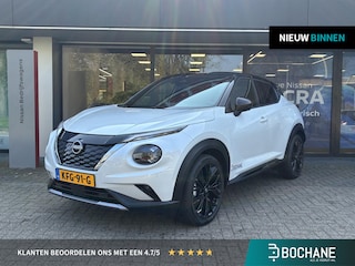 Nissan Juke 1.6 Hybrid N-Design DEMO | Climate Control | Verwarmbaar stuurwiel | Stoelverwarming | Adaptieve Cruise Control | Voorruitverwarming | Navigatiesysteem | Achteruitrijcamera | Fabrieksgarantie