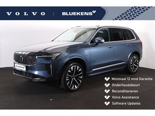 Volvo XC90 T8 Recharge AWD Ultra Dark - Panorama/schuifdak - Luchtvering - IntelliSafe Assist & Surround - 360º Camera - Bowers & Wilkins audio - Adaptieve LED koplampen - Verwarmde voorstoelen, stuur & achterbank - Parkeersensoren voor & achter - Elektr. bedienb. voorstoelen met geheugen - Head up display - Draadloze tel. lader - Extra getint glas - Elektr. inklapbare trekhaak - Massage Stoelen - 21' LMV