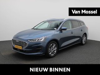 Ford Focus Wagon 1.0 EcoBoost Hybrid Titanium | Navigatie | Groot scherm | Apple Carplay / Android Auto | Climate Control | Cruise Control | Parkeersensoren | DAB | Bluetooth | Keyless Entry & Start |