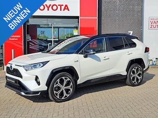 Toyota RAV4 2.5 Plug-in Hybrid AWD Bi-Tone Plus STOEL/STUURWIEL VERWARMING STOELVENTILATIE NAVIGATIE GEHEUGENFUNCTIE BEST.