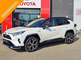 Toyota RAV4 2.5 Plug-in Hybrid AWD Bi-Tone Plus STOEL/STUURWIEL VERWARMING STOELVENTILATIE NAVIGATIE GEHEUGENFUNCTIE BEST.