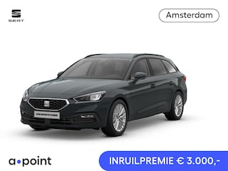 Seat Leon Sportstourer 1.5 TSI e-Hybrid Style Business Intense | Carplay (draadloos) | Navigatie | Adaptieve Cruise | Sensoren V+A + Achteruitrijcamera | Grootlicht Assistent
