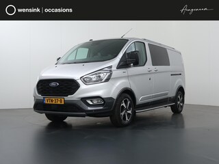 Ford Transit Custom 320 2.0 TDCI | L2 H1 | Active | Dubbele Cabine | Schuifdeur L + R | Trekhaak | LM Velgen | Treeplanken | 5-zits | Parkeercamera | Navigatie