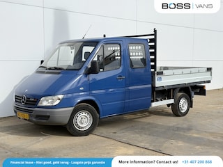 Mercedes-Benz Sprinter 208 1.9 CDI Dubbele Cabine Trekhaak 6 Personen Open laadbak Pritische APK t/m 31-03-2027