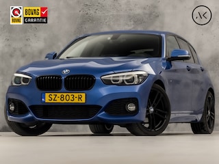 BMW 118i M Sport High Executive Automaat (GROOT NAVI, M PAKKET, VIRTUAL COCKPIT, LEDER, STOELVERWARMING, SPORTSTOELEN, GETINT GLAS, PARKEERSENSOREN, NIEUWE APK, NIEUWSTAAT)