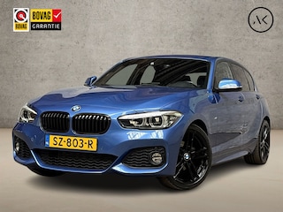 BMW 118i M Sport High Executive Automaat (GROOT NAVI, M PAKKET, VIRTUAL COCKPIT, LEDER, STOELVERWARMING, SPORTSTOELEN, GETINT GLAS, PARKEERSENSOREN, NIEUWE APK, NIEUWSTAAT)