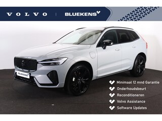 Volvo XC60 T6 Recharge AWD Plus Black Edition - Panorama/schuifdak - IntelliSafe Assist & Surround - 360º Camera - Harman Kardon audio - Adaptieve LED koplampen - Verwarmde voorstoelen, stuur & achterbank - Parkeersensoren voor & achter - Elektr. bedienb. bestuurdersstoel met geheugen - Head up display - Draadloze tel. lader - Extra getint glas - 21' LMV