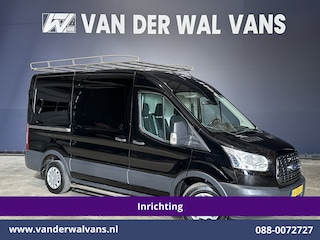 Ford Transit 2.0 TDCI 130pk L2H2 inrichting Euro6 Airco | Camera | Imperiaal | Sidebars | Trekhaak 2540kg Cruisecontrol, Verwarmde Voorruit, Trap, Parkeersensoren, Bijrijdersbank