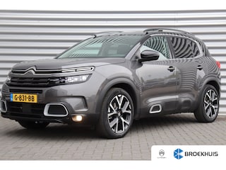 Citroën C5 Aircross 1.6 PURETECH 180PK SHINE AUTOMAAT / NAVI / LEDER / CLIMA / FULL-LED / PDC / 19" LMV / CAMERA / KEYLESS / PANO. DAK / ADAPT. CRUISE / AFN. TREKHAAK / 1500KG TREKGEWICHT / NIEUWSTAAT !!