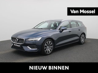 Volvo V60 2.0 T6 Recharge AWD Inscription | Automaat | Trekhaak | Navigatie | Apple Carplay / Android Auto | Camera | Cruise Control | Leder | Stoel-/ Stuur verwarming | Parkeersensoren achter | Climate Control | Lane Assist | LMV |