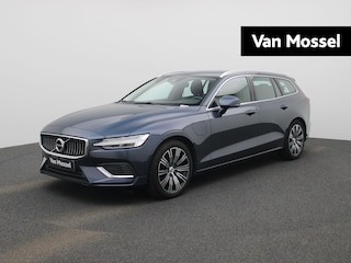 Volvo V60 2.0 T6 Recharge AWD Inscription | Automaat | Trekhaak | Navigatie | Apple Carplay / Android Auto | Camera | Cruise Control | Leder | Stoel-/ Stuur verwarming | Parkeersensoren achter | Climate Control | Lane Assist | LMV |