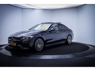 Mercedes-Benz C-klasse 300e AMG Line Limited PANO | MEMORY | LEDER | 360 CAM | CARPLAY | BLINDSPOT | STOELVERW + MASSAGE | ACC | LMV 19''