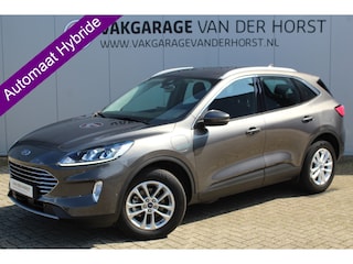 Ford Kuga 2.5-225 pk PHEV Titanium X Plug-In Hybrid-Automaat. Hybride rijden voor een reële prijs ! Adapt. Cruise Cntrl, Climate Cntrl, Navigatie, Side- en Lane assist, Telefoonvoorb., Keyless entry/keyless go, Stoel- en voorraamverw., Camera v+a, All season banden
