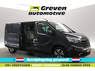 Renault Trafic 2.0 dCi 170PK EDC L2H1 Black Edition | Dubbele Cabine | Aut. | Airco | Camera | Adap. Cruise | Trekhaak | 2xSchuifdeur | Carplay | Navi