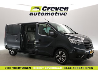 Renault Trafic 2.0 dCi 170PK EDC L2H1 Black Edition | Dubbele Cabine | Aut. | Airco | Camera | Adap. Cruise | Trekhaak | 2xSchuifdeur | Carplay | Navi