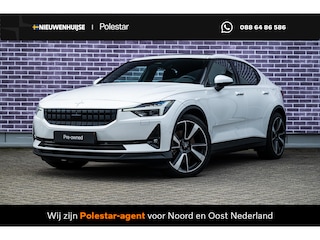 Polestar 2 Long Range Dual Motor Launch Edition 78kWh | Pilot Pack | Plus Pack | Adaptieve Cruise Control | Panoramadak | Harman Kardon Audio | 20" Velgen | Stoel-/Stuurverwarming | 360° Parkeercamera |
