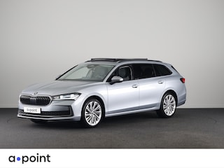 Skoda Superb combi First Edition 1.5 TSI m-HEV 150 pk Automaat (DSG) | Verlengde garantie | Navigatie | Panoramadak | Parkeersensoren | Achteruitrijcamera | Stoelverwarming |