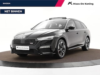 Skoda Octavia Combi 1.4 TSI RS iV PHEV Business · Panoramadak · Elektrische stoelverstelling · Stoel, Stuur & achterbank verwarming · Apple/Android Car Play · Dodehoeksensor ·