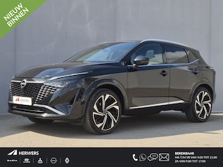 Nissan Qashqai 1.3 MHEV Xtronic Tekna Plus / Facelift Model / Fabrieksgarantie tot 10-2027 / Dealer onderhouden / All season banden / Panoramadak / Trekgewicht 1800 kg / Head Up Display / Elektrische achterklep / Voorstoel met massage functie / Bose Audio Systeem / Stuur- Stoel & Voorruit verwarming /