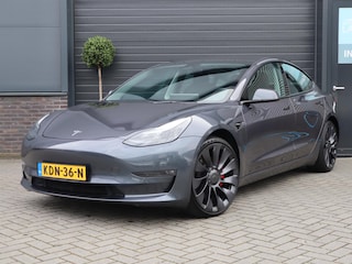 Tesla Model 3 Performance AWD 75 kWh | 92.6% SOH | FSD 3 | Stuur, stoel en achterbank verwarmd