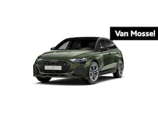 Audi A3 Sportback 45 TFSI e S edition Competition l Adaptive cruise control l Glazen panoramadak l Climate control l Achteruitrijcamera l Dodehoekdetectie l Navigatie l Stylingpakket carbon l Stoelverwarming l Alarm klasse III l Optiekpakket zwart plus