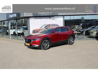 Mazda CX-30 2.0 e-SkyActiv-X M Hybrid Luxury , Automaat, Trekhaak, Leder, 18 Inch LMV, I-Active sense, 360 Camera, Apple Carplay, Adap Cruise, Bose, Stuur/Stoel verwarming, HUD