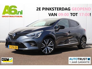 Renault Clio 1.0 TCe Initiale Paris 101PK Groot Navigatie Achteruitrijcamera Lederen Bekleding 17 inch LMV