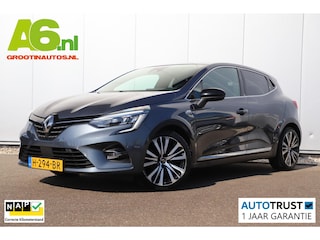 Renault Clio 1.0 TCe Initiale Paris 101PK Groot Navigatie Achteruitrijcamera Lederen Bekleding 17 inch LMV