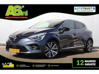 Renault Clio 1.0 TCe Initiale Paris 101PK Groot Navigatie Achteruitrijcamera Lederen Bekleding 17 inch LMV