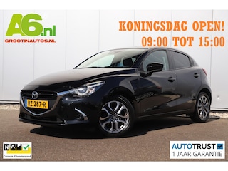 Mazda 2 1.5 Skyactiv-G GT-Luxury Automaat Half Leder Head Up Display Navigatie Carplay Achteruitrijcamera Stoelverwarming Clima Cruise Keyless Entry