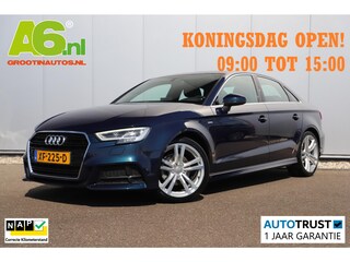 Audi A3 Limousine 35 TFSI CoD Sport S Line Edition Automaat Half Leder 18 inch LMV Navigatie LED Stoelverwarming Clima Cruise Parkeersensor