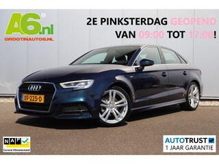 Audi A3 Limousine 35 TFSI CoD Sport S Line Edition Automaat Half Leder 18 inch LMV Navigatie LED Stoelverwarming Clima Cruise Parkeersensor