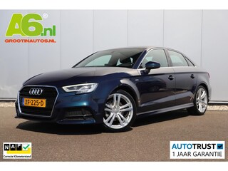Audi A3 Limousine 35 TFSI CoD Sport S Line Edition Automaat Half Leder 18 inch LMV Navigatie LED Stoelverwarming Clima Cruise Parkeersensor