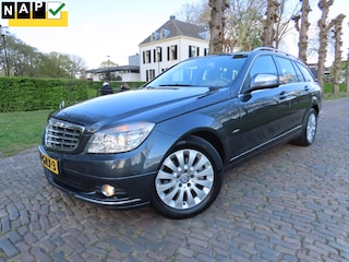 Mercedes-Benz C-klasse Estate 180 K Elegance Automaat Leer Ecc Cruisecontrol Navigatie Pdc Lm Velgen***Youngtimer***