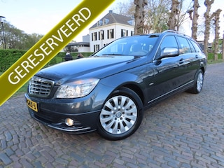Mercedes-Benz C-klasse Estate 180 K Elegance Automaat Leer Ecc Cruisecontrol Navigatie Pdc Lm Velgen***Youngtimer***